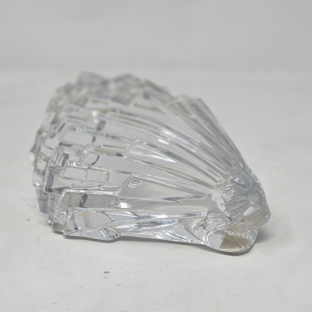 Vtg Baccarat Crystal signed Porcupine Hedgehog figurine paperweight France READ